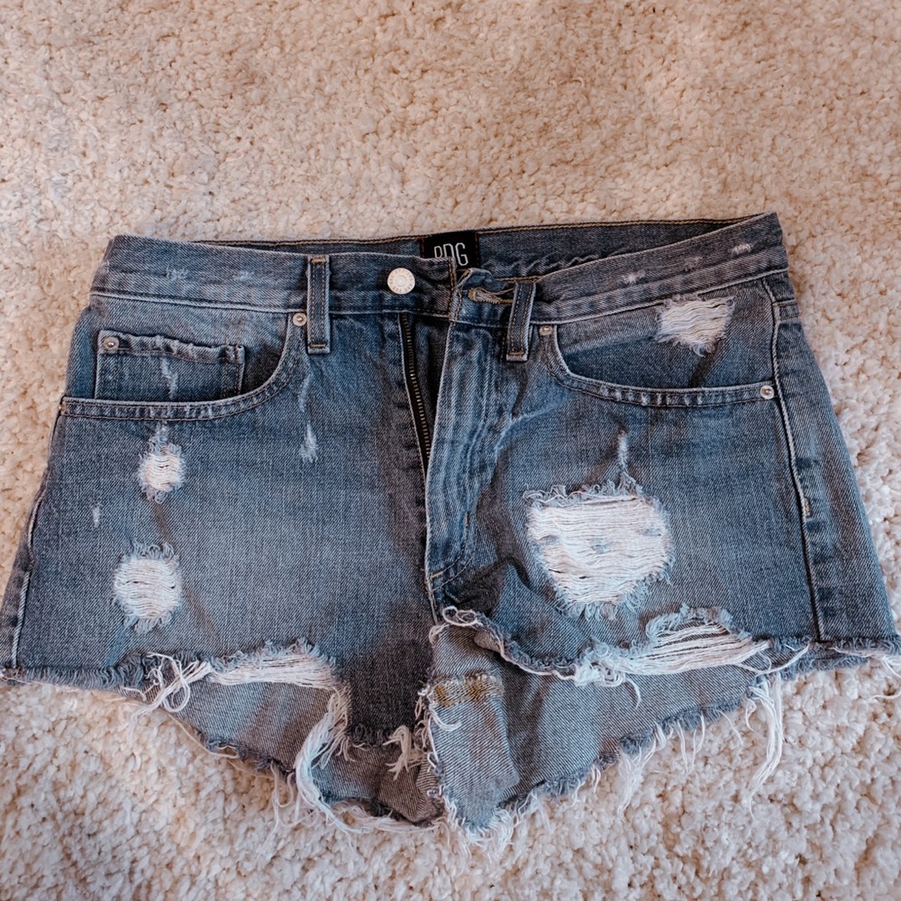 BDG high waisted jean shorts